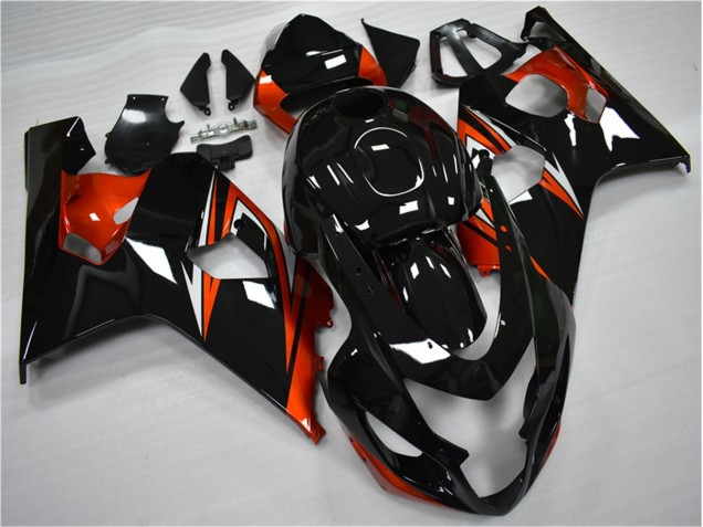 Carenados Moto GSXR 600 / 750 K4 2004-2005 - Naranja Negro Carenados Moto GSXR 600 / 750 K4 2004-2005 - Naranja Negro