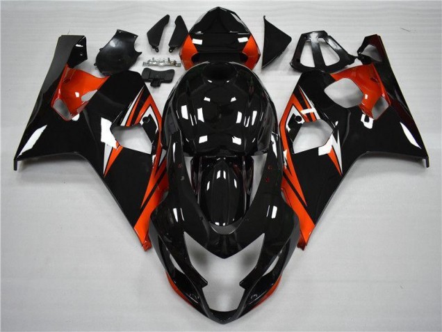 Carenados Moto GSXR 600 / 750 K4 2004-2005 - Naranja Negro Carenados Moto GSXR 600 / 750 K4 2004-2005 - Naranja Negro