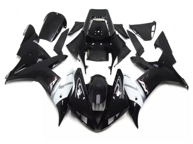 Carenados Moto R1 2002-2003 - Negro Blanco Carenados Moto R1 2002-2003 - Negro Blanco