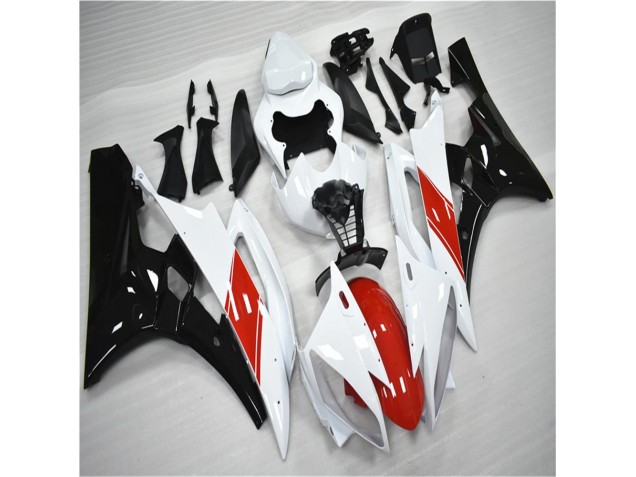 Carenados Moto R6 2006-2007 - Rojo Blanco Negro Carenados Moto R6 2006-2007 - Rojo Blanco Negro