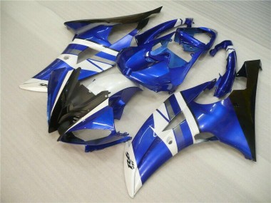 Carenados Moto R6 2008-2016 - Azul Blanco Negro