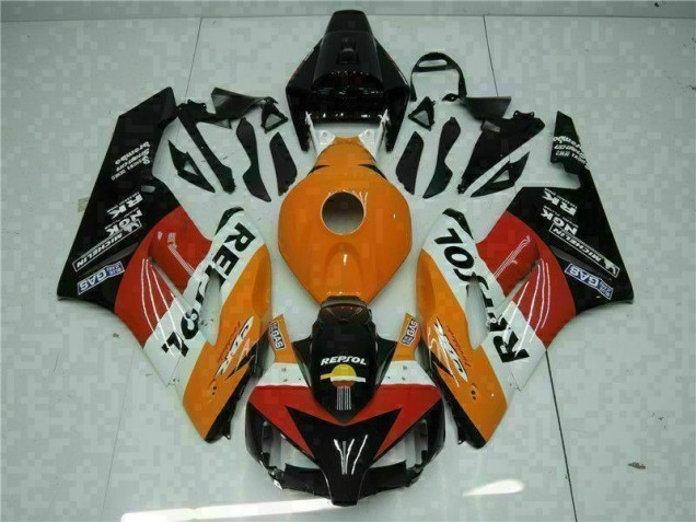 Carrocería Motocicletas CBR 1000 RR 2004-2005 - Naranja Negro Repsol Carrocería Motocicletas CBR 1000 RR 2004-2005 - Naranja Negro Repsol