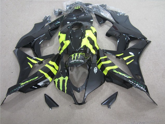 Carrocería Motocicletas CBR 1000 RR 2004-2005 - Negro Verde Monster Carrocería Motocicletas CBR 1000 RR 2004-2005 - Negro Verde Monster