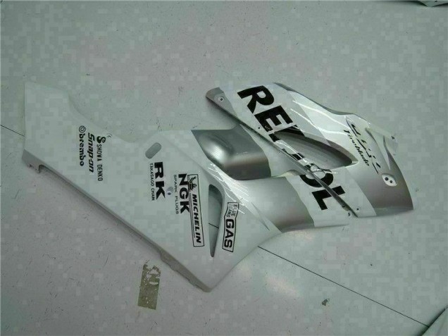 Carrocería Motocicletas CBR 1000 RR 2004-2005 - Plata Blanco Repsol Carrocería Motocicletas CBR 1000 RR 2004-2005 - Plata Blanco Repsol
