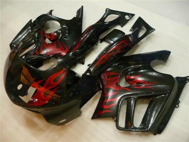 Carrocería Motocicletas CBR 600 F3 1995-1998 - Negro Rojo Llama