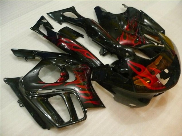 Carrocería Motocicletas CBR 600 F3 1995-1998 - Negro Rojo Llama