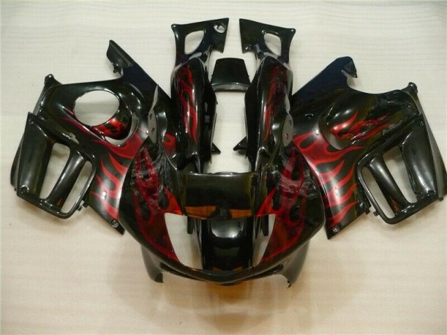 Carrocería Motocicletas CBR 600 F3 1995-1998 - Negro Rojo Llama