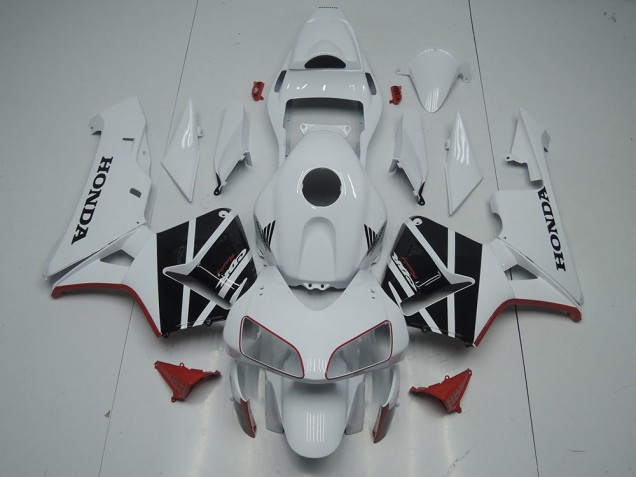 Carrocería Motocicletas CBR 600 RR 2003-2004 - Blanco Negro Carrocería Motocicletas CBR 600 RR 2003-2004 - Blanco Negro
