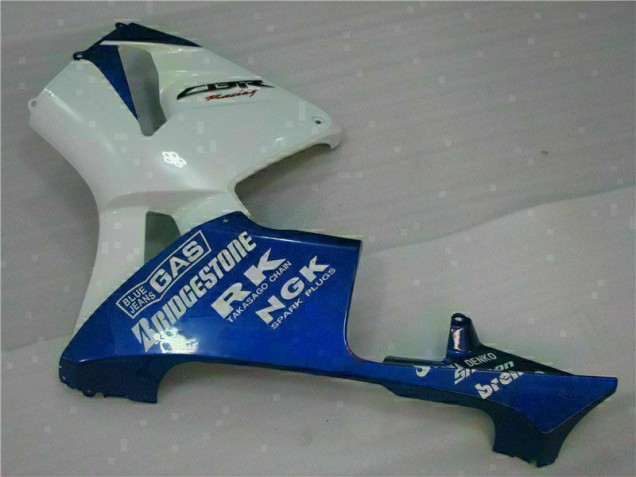 Carrocería Motocicletas CBR 600 RR 2005-2006 - Blanco Azul Carrocería Motocicletas CBR 600 RR 2005-2006 - Blanco Azul