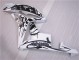 Carrocería Motocicletas CBR 600 RR 2007-2008 - Negro Blanco Carrocería Motocicletas CBR 600 RR 2007-2008 - Negro Blanco