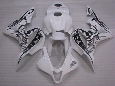 Carrocería Motocicletas CBR 600 RR 2007-2008 - Negro Blanco