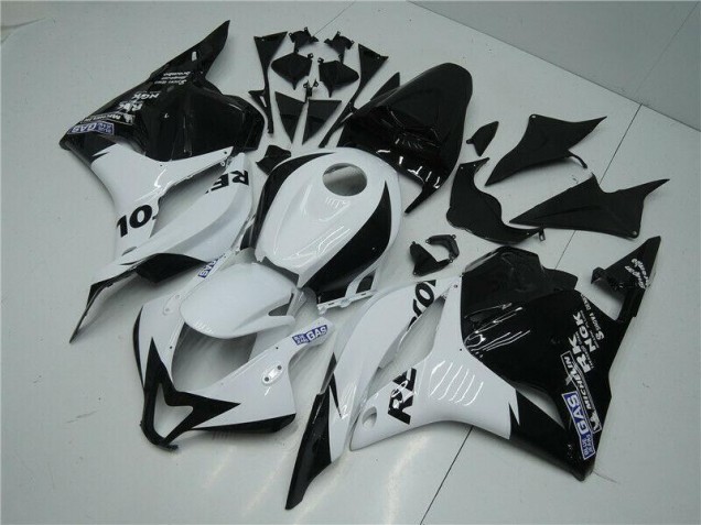 Carrocería Motocicletas CBR 600 RR 2009-2012 - Blanco Negro Carrocería Motocicletas CBR 600 RR 2009-2012 - Blanco Negro