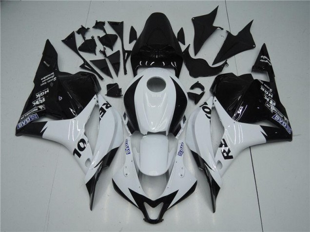 Carrocería Motocicletas CBR 600 RR 2009-2012 - Blanco Negro Carrocería Motocicletas CBR 600 RR 2009-2012 - Blanco Negro
