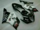 Carrocería Motocicletas GSXR 1000 K3 2003-2004 - Blanco Negro Carrocería Motocicletas GSXR 1000 K3 2003-2004 - Blanco Negro