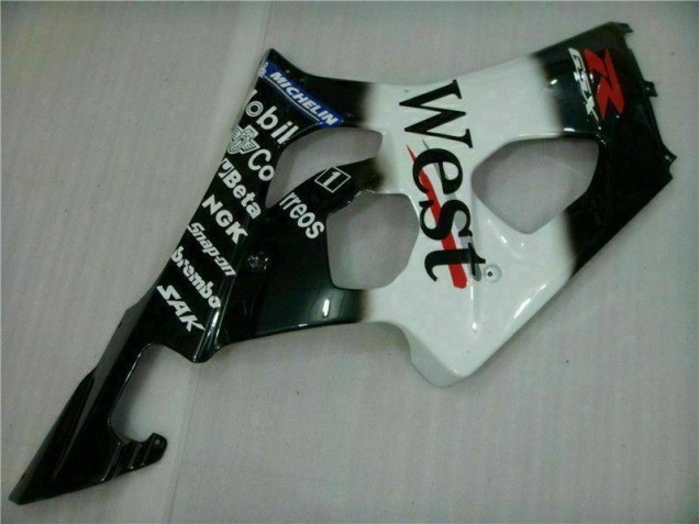 Carrocería Motocicletas GSXR 1000 K3 2003-2004 - Blanco Negro Carrocería Motocicletas GSXR 1000 K3 2003-2004 - Blanco Negro