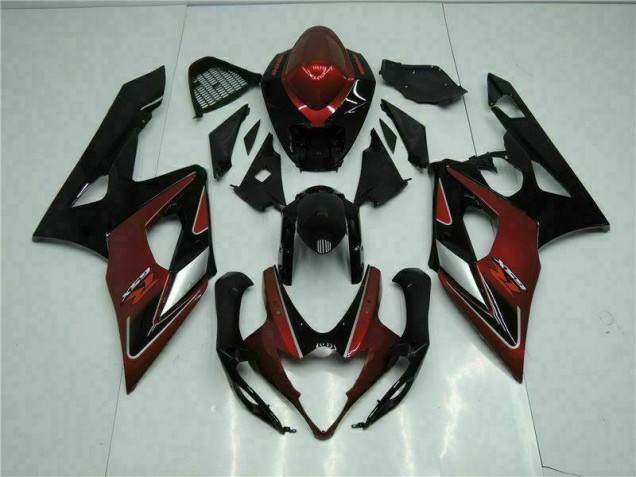Carrocería Motocicletas GSXR 1000 K5 2005-2006 - Rojo Negro Carrocería Motocicletas GSXR 1000 K5 2005-2006 - Rojo Negro