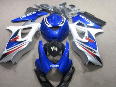 Carrocería Motocicletas GSXR 1000 K7 2007-2008 - Azul Blanco