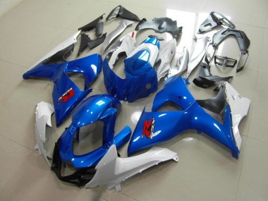 Carrocería Motocicletas GSXR 1000 K9 2009-2016 - Azul & Blanco Estilo OEM