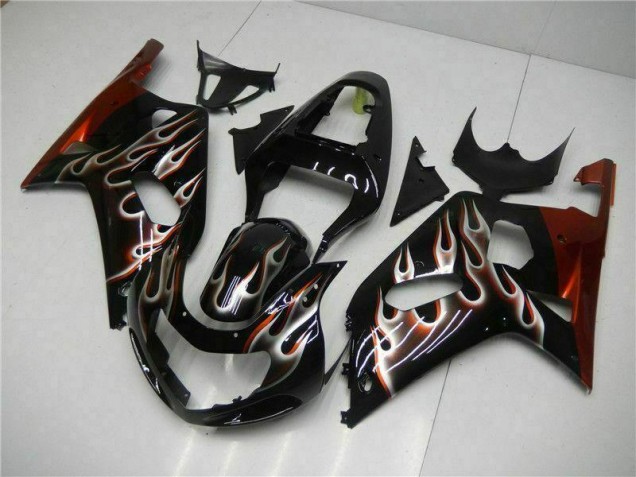 Carrocería Motocicletas GSXR 600 / 750 K1 K2 K3 2001-2003 - Negro Carrocería Motocicletas GSXR 600 / 750 K1 K2 K3 2001-2003 - Negro