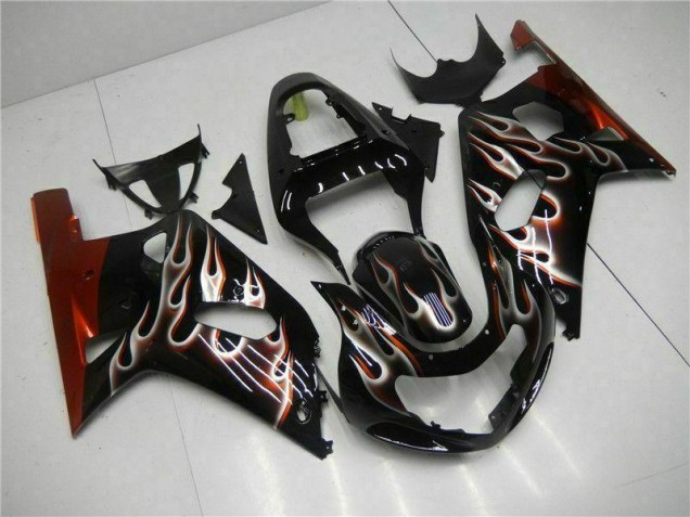Carrocería Motocicletas GSXR 600 / 750 K1 K2 K3 2001-2003 - Negro Carrocería Motocicletas GSXR 600 / 750 K1 K2 K3 2001-2003 - Negro