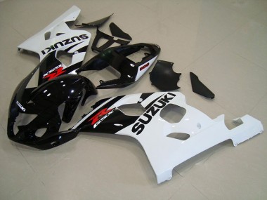 Carrocería Motocicletas GSXR 750 K4 2004-2005 - Negro Blanco