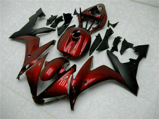 Carrocería Motocicletas R1 2004-2006 - Rojo Negro Carrocería Motocicletas R1 2004-2006 - Rojo Negro