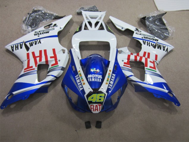 Carrocería Motocicletas R1 2009-2011 - Azul Blanco Motul Dunlop 46 Carrocería Motocicletas R1 2009-2011 - Azul Blanco Motul Dunlop 46
