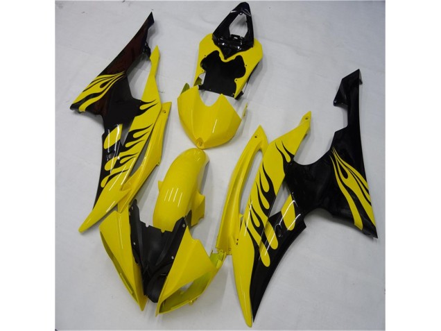 Carrocería Motocicletas R6 2008-2016 - Amarillo Negro Carrocería Motocicletas R6 2008-2016 - Amarillo Negro