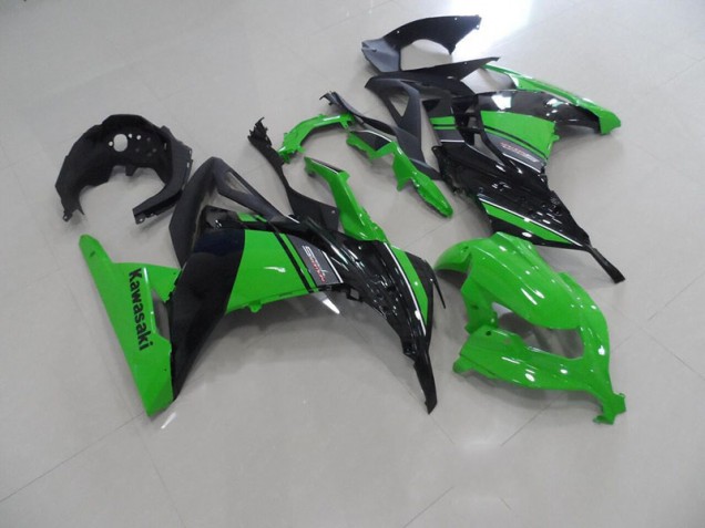 Carrocería Motocicletas ZX 300R 2013-2016 - Negro Verde Carrocería Motocicletas ZX 300R 2013-2016 - Negro Verde