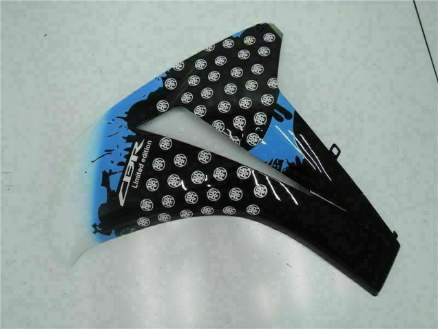 Inyección Kit Carenado Moto CBR 1000 RR 2008-2011 - Blanco Negro Inyección Kit Carenado Moto CBR 1000 RR 2008-2011 - Blanco Negro