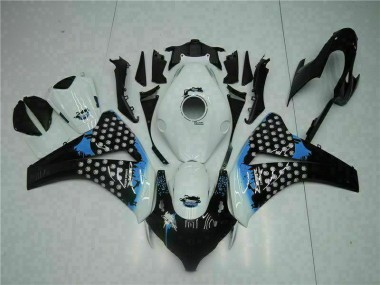 Inyección Kit Carenado Moto CBR 1000 RR 2008-2011 - Blanco Negro