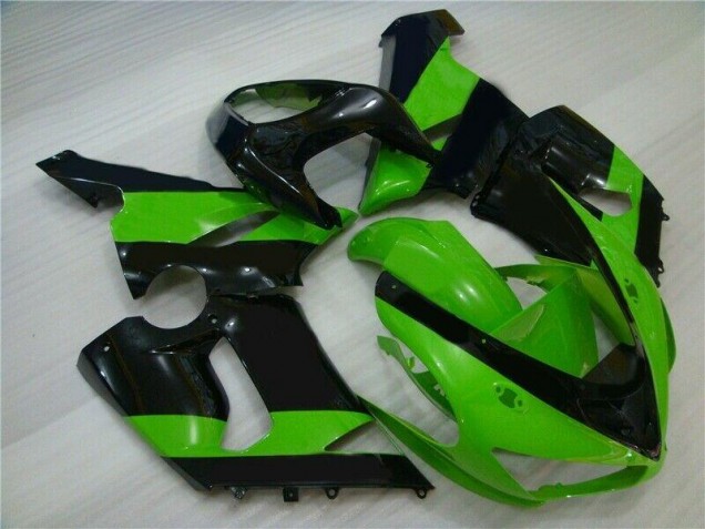 Inyección Kit Carenado Moto ZX6R 2005-2006 - Verde Negro