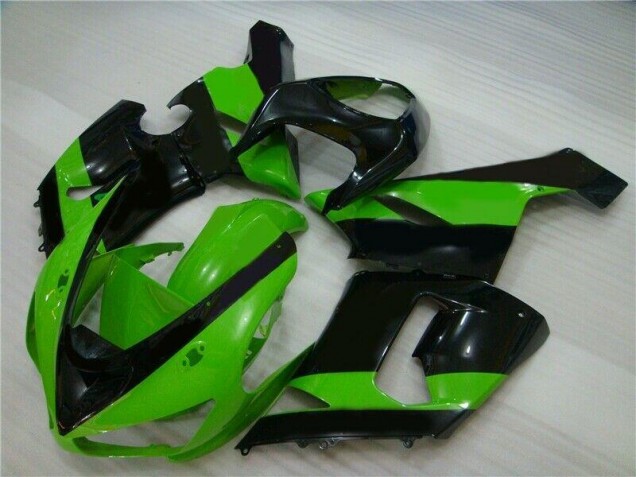 Inyección Kit Carenado Moto ZX6R 2005-2006 - Verde Negro
