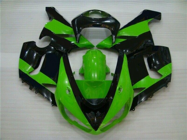 Inyección Kit Carenado Moto ZX6R 2005-2006 - Verde Negro