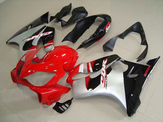 Inyección Kits Carenado Moto CBR 600 F4i 2004-2007 - Rojo Plata Inyección Kits Carenado Moto CBR 600 F4i 2004-2007 - Rojo Plata