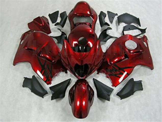 Inyección Kits Carenado Moto GSXR 1300 Hayabusa 1996-2007 - Rojo Negro Inyección Kits Carenado Moto GSXR 1300 Hayabusa 1996-2007 - Rojo Negro