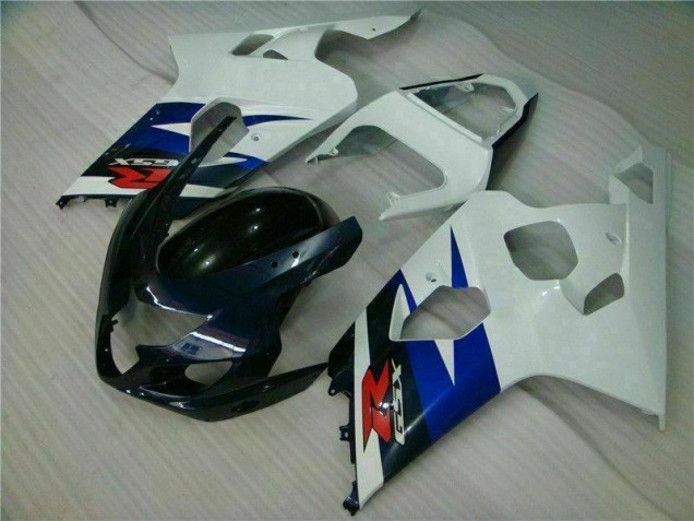 Inyección Kits Carenado Moto GSXR 600 / 750 K4 2004-2005 - Blanco Negro Inyección Kits Carenado Moto GSXR 600 / 750 K4 2004-2005 - Blanco Negro