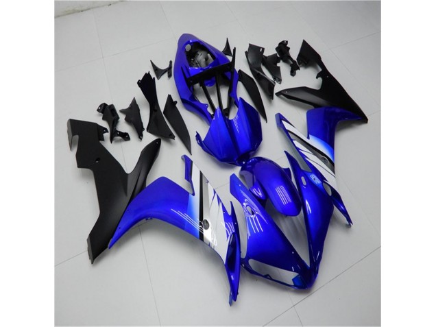 Inyección Kits Carenado Moto R1 2004-2006 - Azul Blanco Negro Inyección Kits Carenado Moto R1 2004-2006 - Azul Blanco Negro