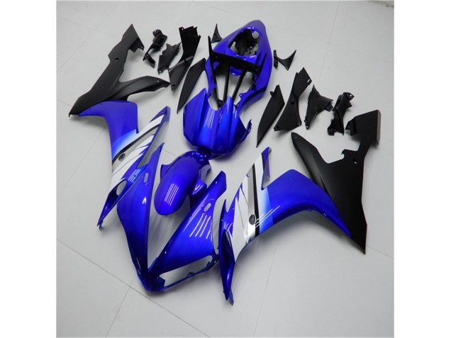 Inyección Kits Carenado Moto R1 2004-2006 - Azul Blanco Negro Inyección Kits Carenado Moto R1 2004-2006 - Azul Blanco Negro