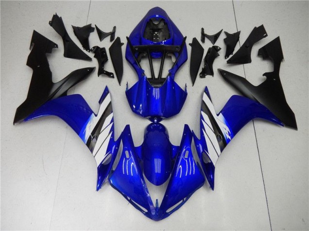 Inyección Kits Carenado Moto R1 2004-2006 - Azul Blanco Negro Inyección Kits Carenado Moto R1 2004-2006 - Azul Blanco Negro