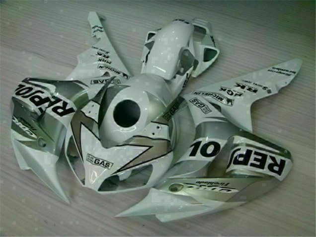 Kit ABS Carenado Motocicleta CBR 1000 RR 2004-2005 - Plata Repsol Kit ABS Carenado Motocicleta CBR 1000 RR 2004-2005 - Plata Repsol