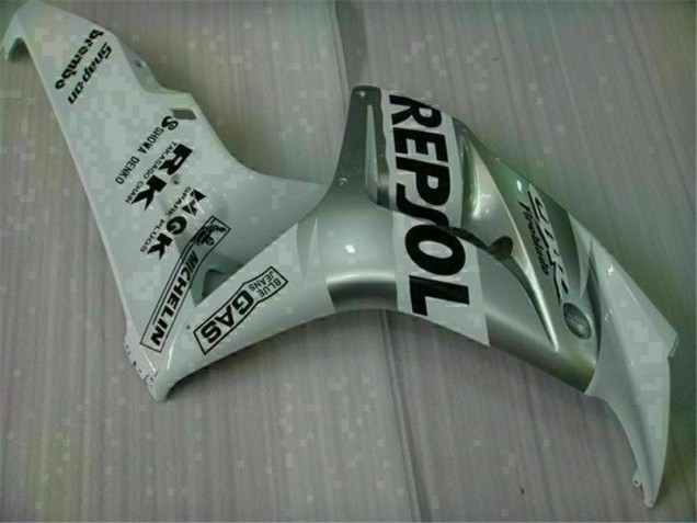 Kit ABS Carenado Motocicleta CBR 1000 RR 2004-2005 - Plata Repsol Kit ABS Carenado Motocicleta CBR 1000 RR 2004-2005 - Plata Repsol