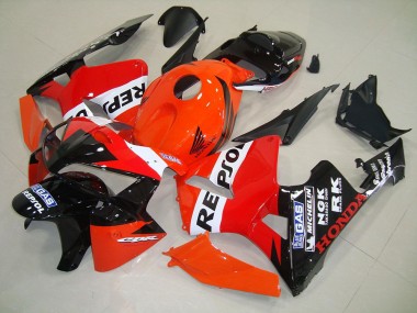 Kit ABS Carenado Motocicleta CBR 600 RR 2005-2006 - Repsol