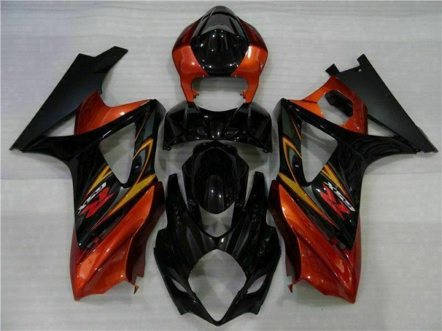 Kit ABS Carenado Motocicleta GSXR 1000 K7 2007-2008 - Negro Kit ABS Carenado Motocicleta GSXR 1000 K7 2007-2008 - Negro