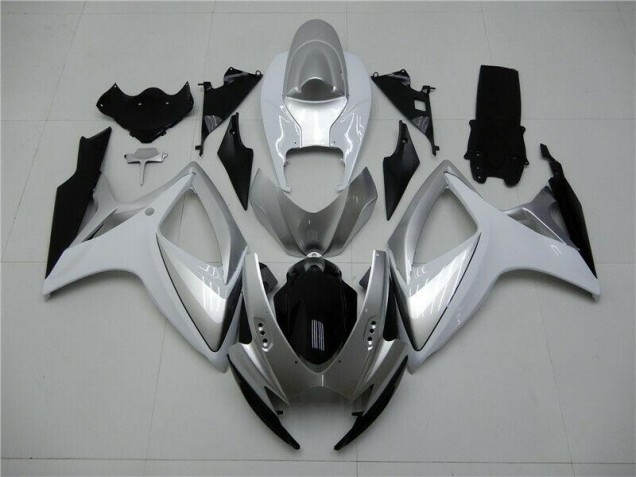 Kit ABS Carenado Motocicleta GSXR 600 / 750 K6 2006-2007 - Plata Kit ABS Carenado Motocicleta GSXR 600 / 750 K6 2006-2007 - Plata
