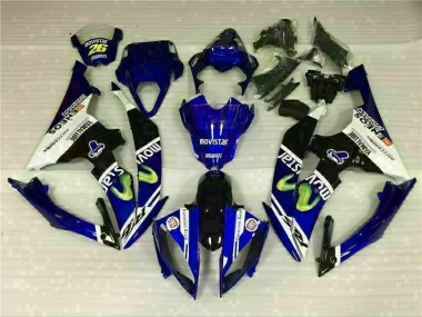 Kit ABS Carenado Motocicleta R6 2008-2016 - Blanco Azul
