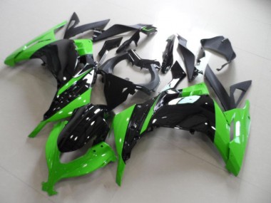 Kit ABS Carenado Motocicleta ZX 300R 2013-2016 - Negro Verde