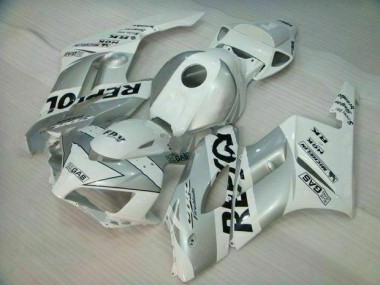 Kit Carenado ABS Completo CBR 1000 RR 2004-2005 - Plata Blanco Repsol
