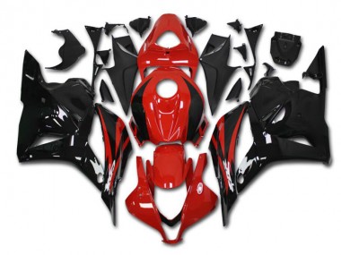 Kit Carenado ABS Completo CBR 600 RR 2009-2012 - Rojo Negro