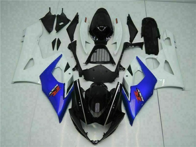 Kit Carenado ABS Completo GSXR 1000 K5 2005-2006 - Azul Blanco Kit Carenado ABS Completo GSXR 1000 K5 2005-2006 - Azul Blanco